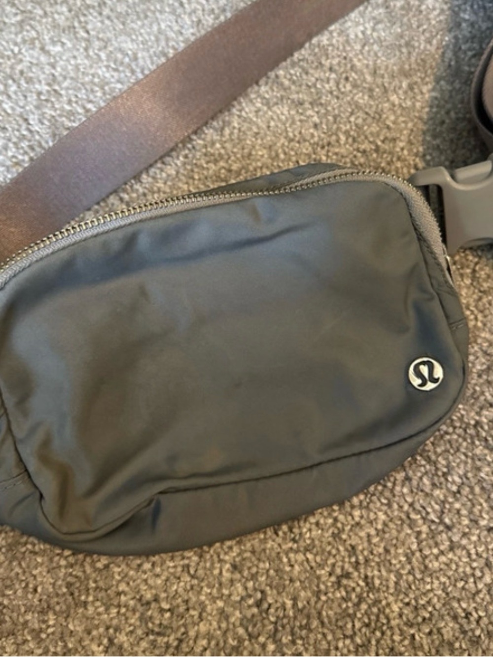 lululemon athletica Charcoal Gray Crossbody Belt Bag